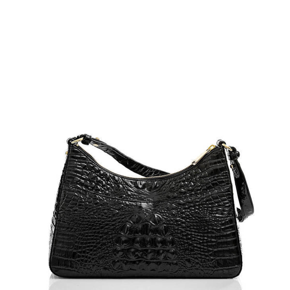 Retro Crocodile Pattern Baguette Bag - Shah S. Sahota