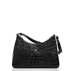 Retro Crocodile Pattern Baguette Bag - Shah S. Sahota