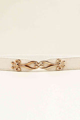 Alloy Buckle Elastic Belt