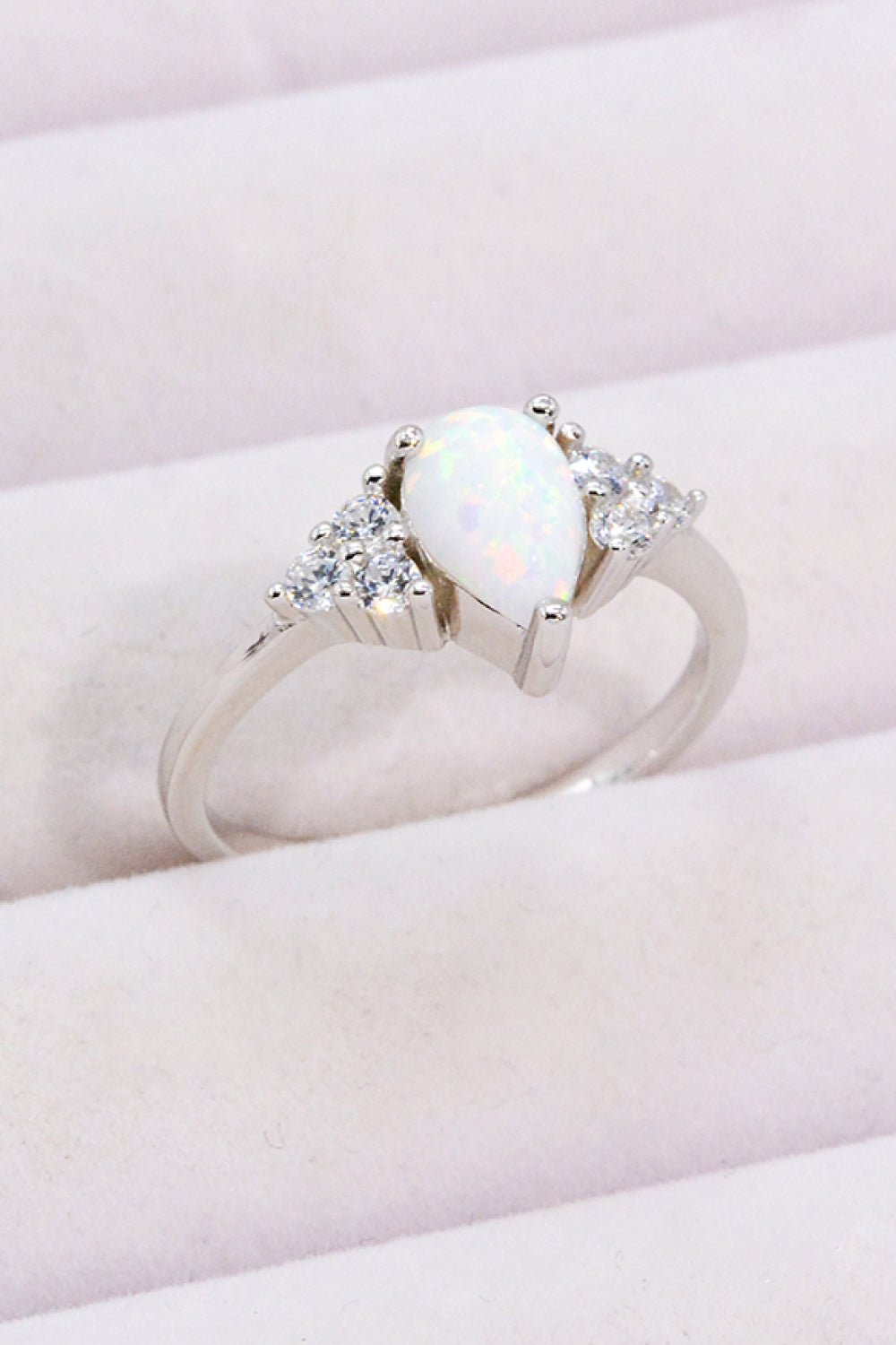 Limitless Love Opal and Zircon Ring - Shah S. Sahota