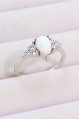 Limitless Love Opal and Zircon Ring - Shah S. Sahota