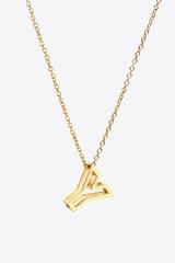 U to Z Letter Pendant Nekclace - Shah S. Sahota