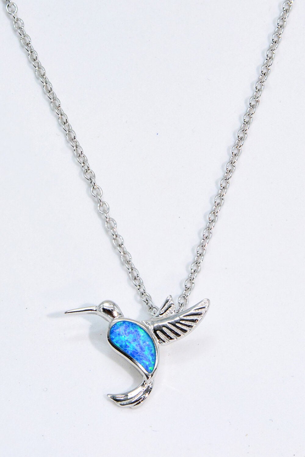 Opal Bird 925 Sterling Silver Necklace - Shah S. Sahota