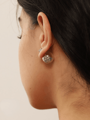Rhinestone Ball Stud Earrings - Shah S. Sahota