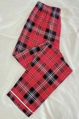 Plaid Tied Loungewear Pants - Shah S. Sahota