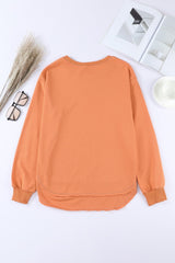 Side Slit Drop Shoulder Sweatshirt - Shah S. Sahota