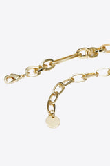18K Gold Plated Glass Stone Necklace - Shah S. Sahota