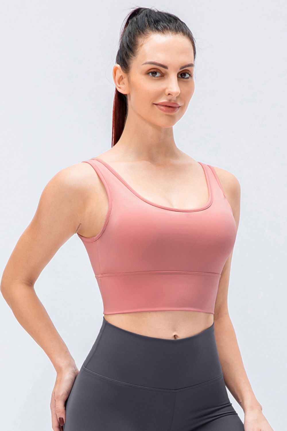 Reversible Cropped Surplice Yoga Tank - Shah S. Sahota