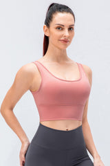 Reversible Cropped Surplice Yoga Tank - Shah S. Sahota