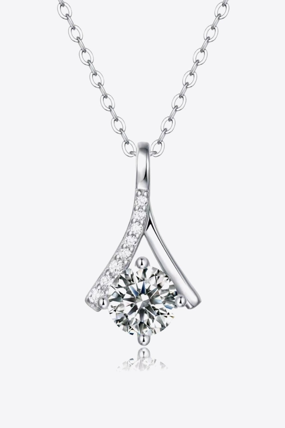 Special Occasion 1 Carat Moissanite Pendant Necklace - Shah S. Sahota