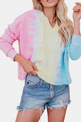Tie-Dye Drawstring Hoodie - Shah S. Sahota