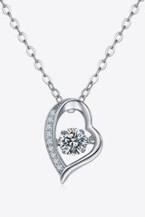 925 Sterling Silver Moissanite Pendant Necklace - Shah S. Sahota