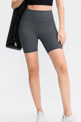 Exposed Seam Biker Shorts with Pockets - Shah S. Sahota