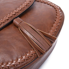 Retro Tassel Saddle Bag - Shah S. Sahota