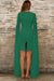 Round Neck Split Extra-Long Sleeve Mini Dress - Shah S. Sahota