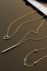 Basic Three-Piece Chain Necklace Set - Shah S. Sahota