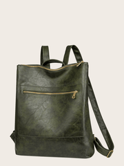 Retro Zipper Large-Capacity Backpack - Shah S. Sahota