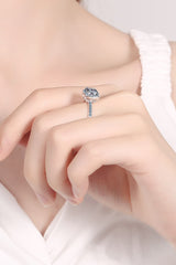 2 Carat Moissanite Square Halo Ring - Shah S. Sahota