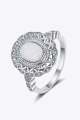 Feeling The Love 925 Sterling Silver Opal Ring - Shah S. Sahota