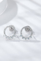 Moissanite Platinum-Plated Earrings - Shah S. Sahota