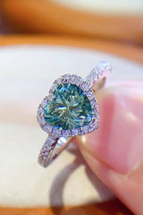 1-Carat Moissanite Heart Ring - Shah S. Sahota