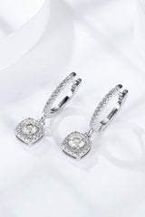 Moissanite Huggie Drop Earrings - Shah S. Sahota