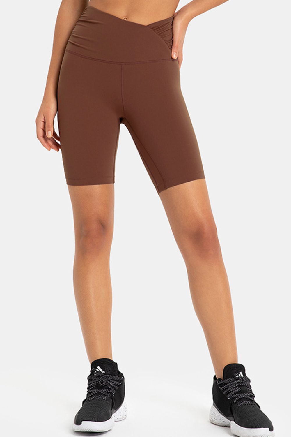 V-Waist Biker Shorts - Shah S. Sahota