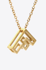 A to J Letter Pendant Nekclace - Shah S. Sahota