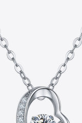 925 Sterling Silver Moissanite Pendant Necklace - Shah S. Sahota