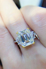 5 Carat Moissanite 925 Sterling Silver Ring - Shah S. Sahota