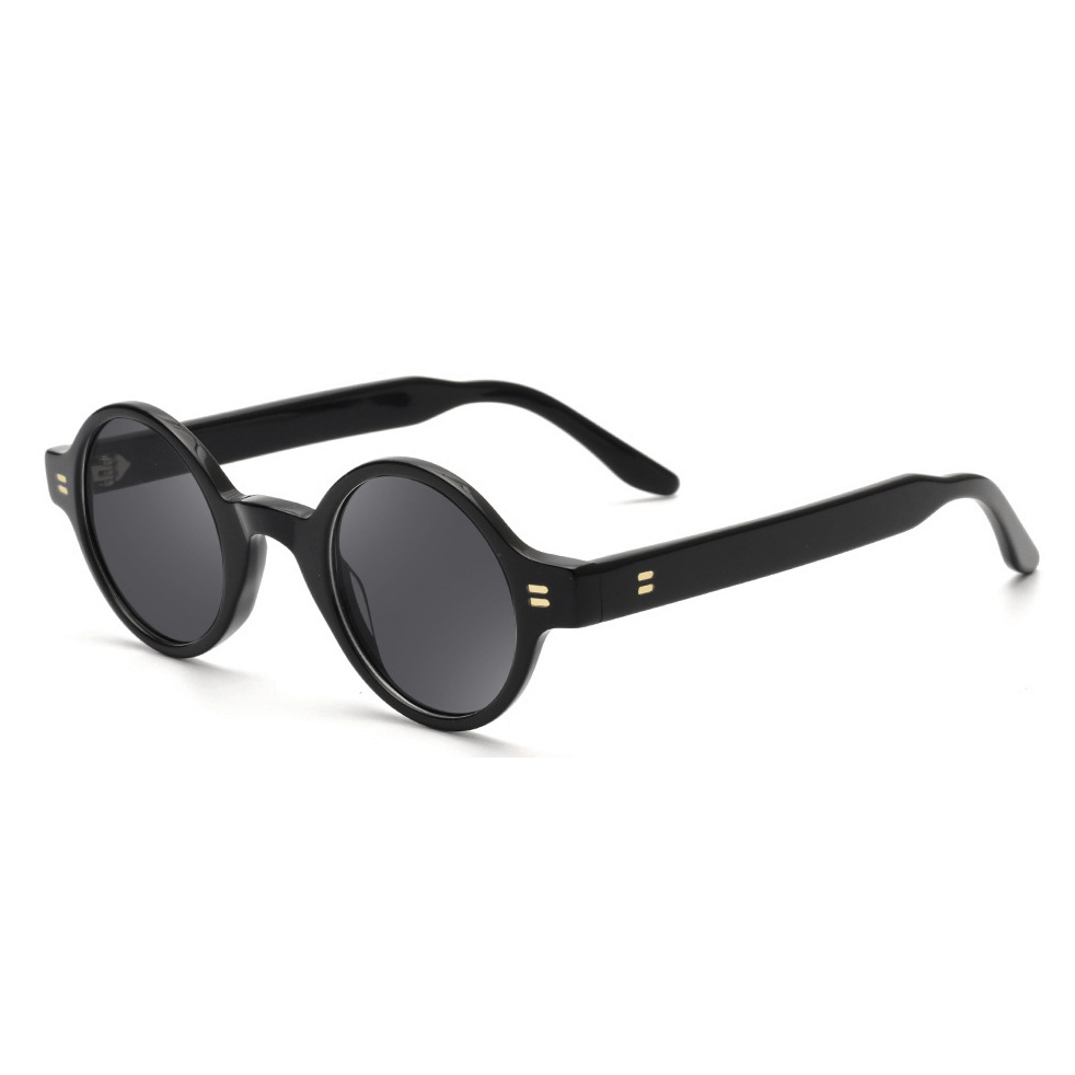 Classic Retro Embellished Round Sunglasses - Shah S. Sahota
