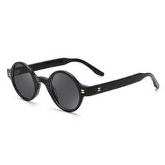 Classic Retro Embellished Round Sunglasses - Shah S. Sahota
