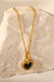 Contrast Heart Pendant Necklace - Shah S. Sahota