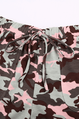 Pink Camouflage Casual Sports Pants - Shah S. Sahota