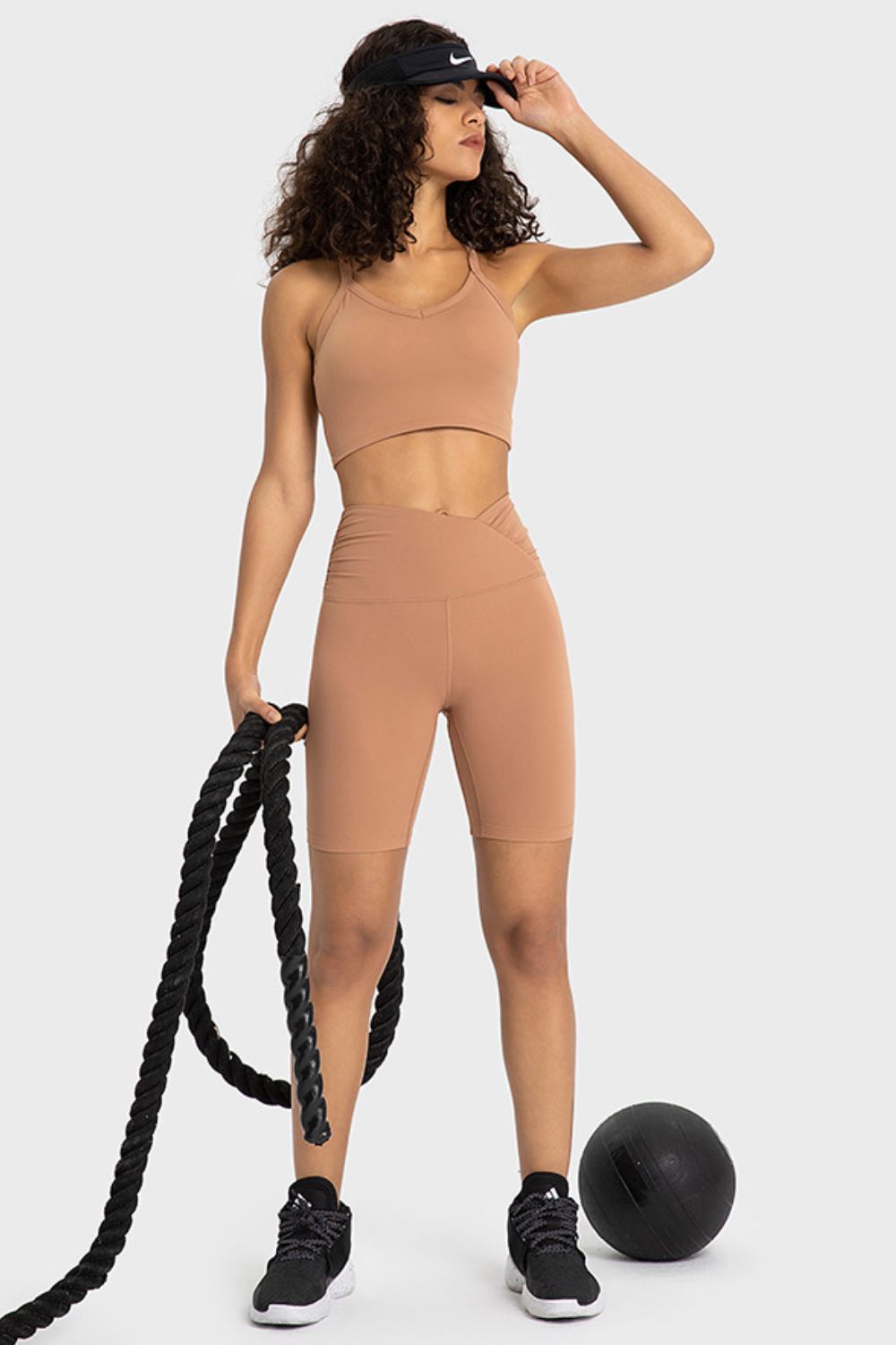 V-Waist Biker Shorts - Shah S. Sahota