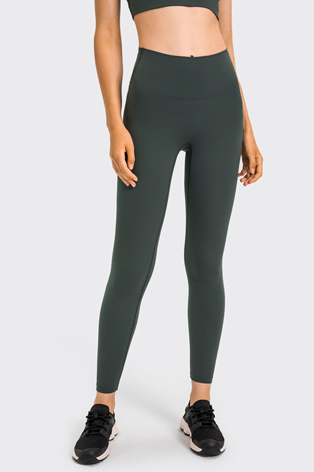 High Rise Crop Fitness Leggings - Shah S. Sahota