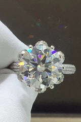 5 Carat Moissanite Side Stone Ring - Shah S. Sahota