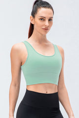Reversible Cropped Surplice Yoga Tank - Shah S. Sahota