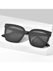 Black Square Acetate Frame Sunglasses - Shah S. Sahota
