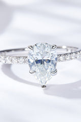 1.8 Carat Moissanite Side Stone Ring - Shah S. Sahota