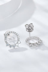 Moissanite Platinum-Plated Earrings - Shah S. Sahota