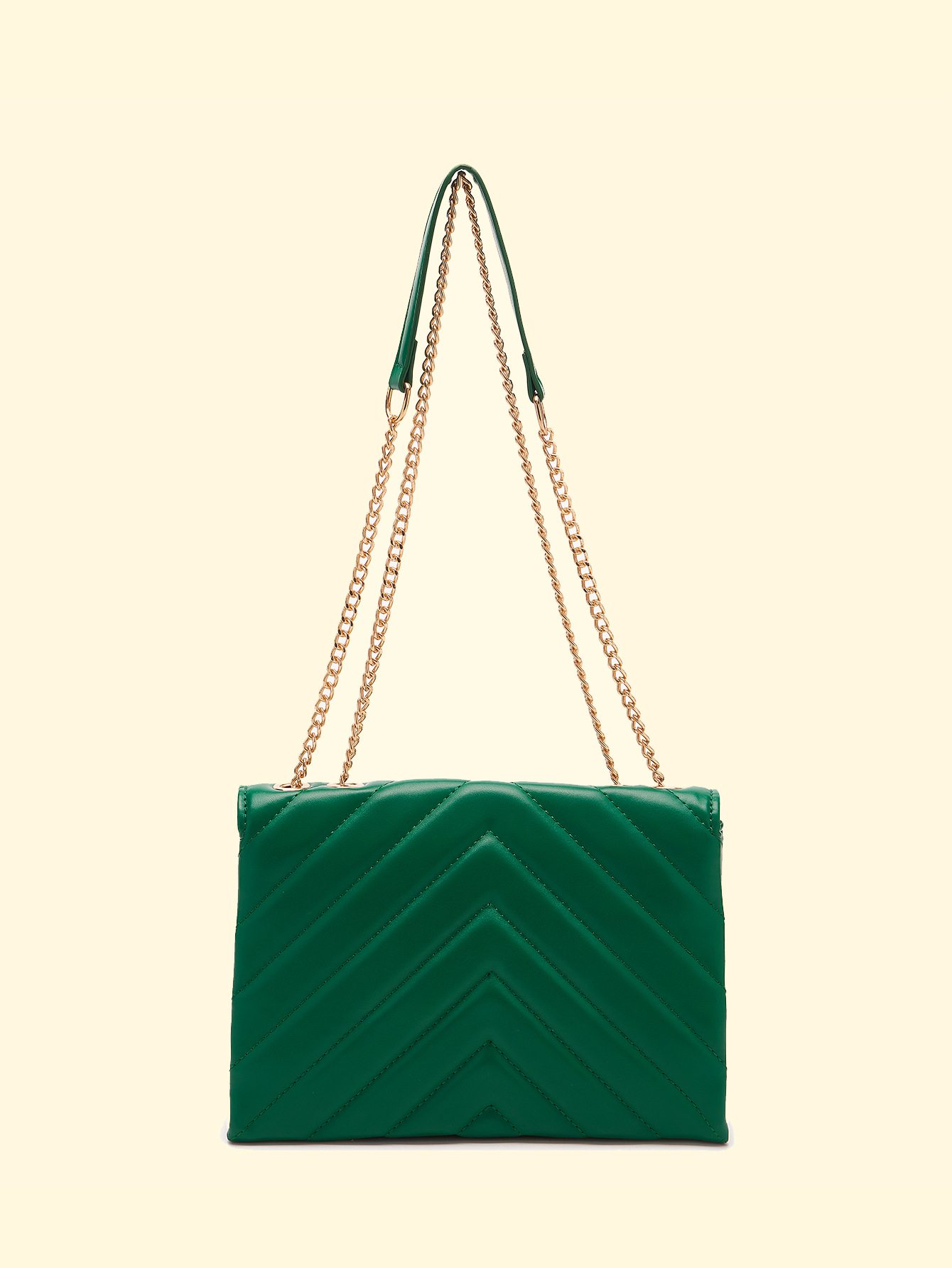 Basic Quilted Chain Shoulder Bag - Shah S. Sahota