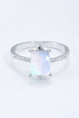 925 Sterling Silver Square Moonstone Ring - Shah S. Sahota