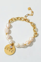 LOVE Freshwater Pearl Bracelet - Shah S. Sahota
