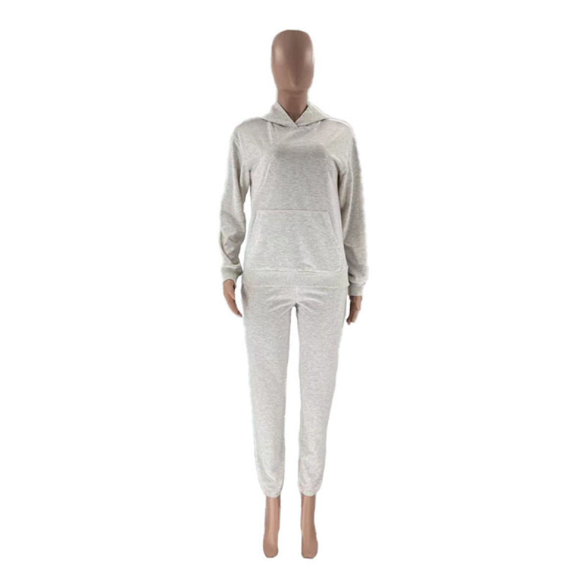 Pullover Long-Sleeved Hoodie & Tie Pocket Pants Sets - Shah S. Sahota