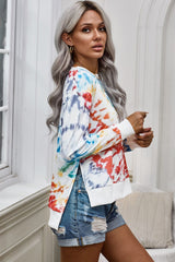 Tie-Dye High Low Sweatshirt - Shah S. Sahota