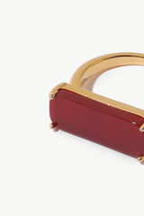 18K Gold-Plated Natural Stone Ring - Shah S. Sahota