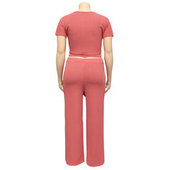 Women‘s Solid Color Two Piece Set - Shah S. Sahota
