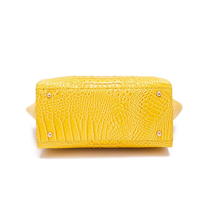 Retro Crocodile Pattern Crossbody Bag - Shah S. Sahota