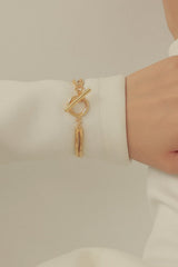 Snake Chain Toggle Clasp Bracelet - Shah S. Sahota